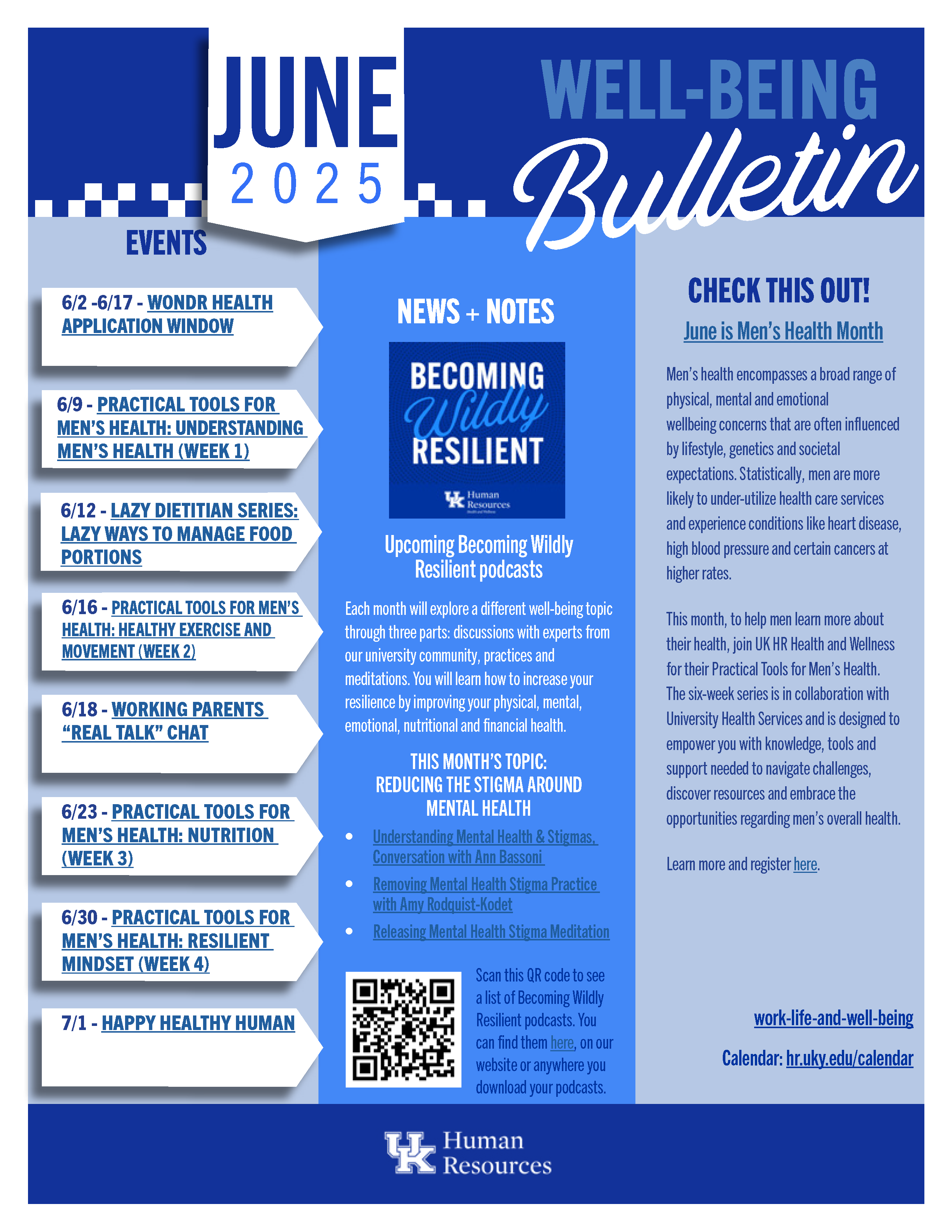 UK HR Work Life and Well-Being Bulletin: JUNE