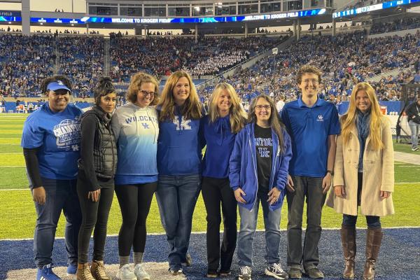 Outstanding Faculty Awards 2022 honored on the field at Kroger Stadium