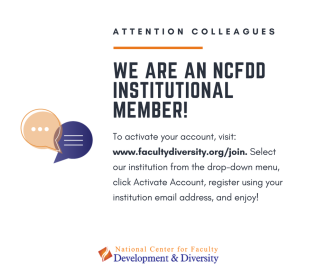 NCFDD institutional member announcement
